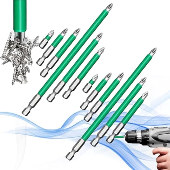 Convergei - Strong Magnetic Durability Screwdriver Drill Bit Set,2025 New Portraitw Magnetic Screwdriver Bits,Universal 25/50/65/70/90/150mm Drill Bit Set (6PCS)