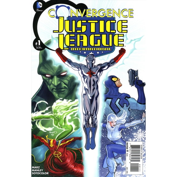 Convergence: Justice League International #1 VF ; DC Comic Book