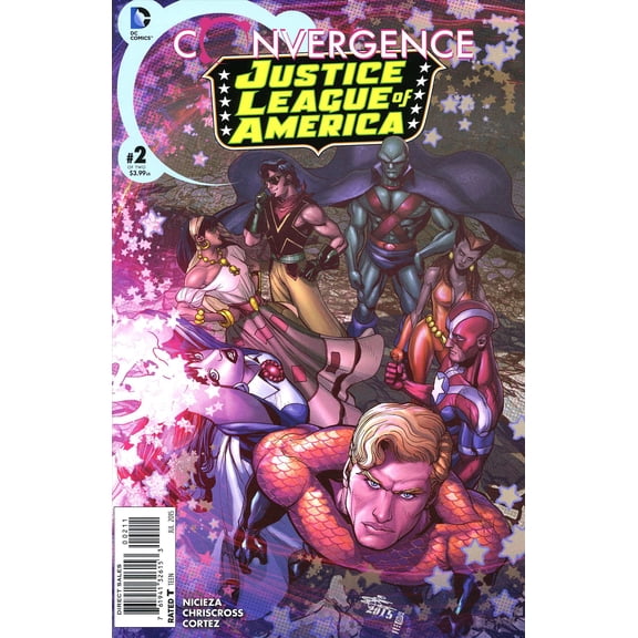 Convergence: Justice League of America #2 VF ; DC Comic Book