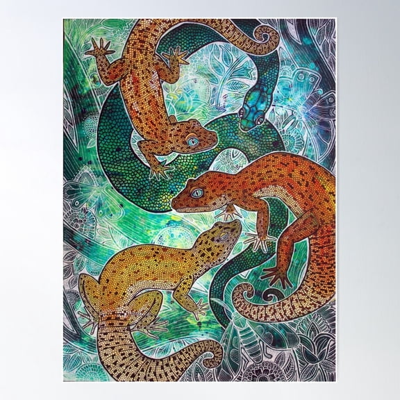 Convergence Poster Wall Art, Modern Wall Decor For Living Room Bedroom, 8x12 UNFRAMED