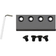 thumbnail image 1 of Stone Harbor Hardware Converging Plate for Flat Track Sliding Door Sets, Matte Black, 1 of 1