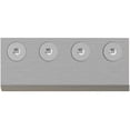 thumbnail image 1 of Stone Harbor Hardware Converging Plate for Flat Track Sliding Door Sets, Satin Nickel, 1 of 1