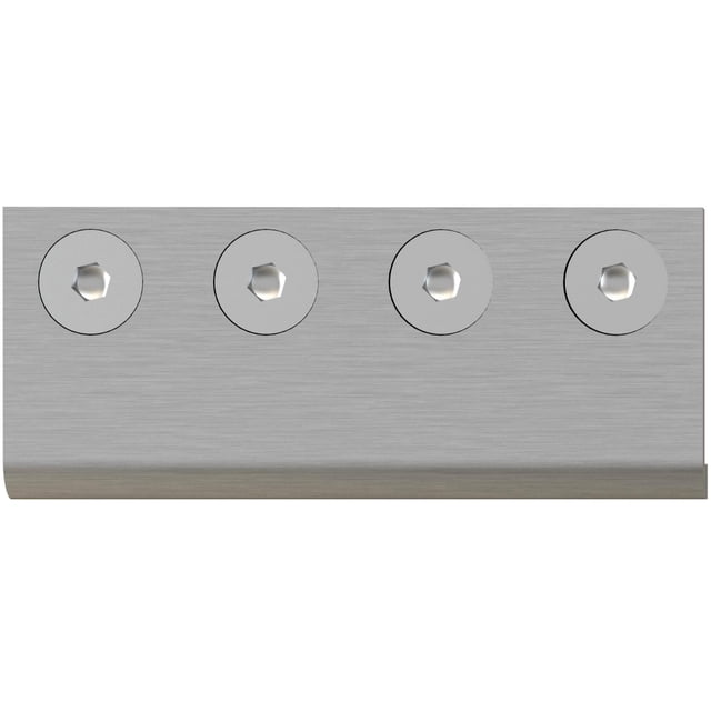 Stone Harbor Hardware Converging Plate for Flat Track Sliding Door Sets, Satin Nickel
