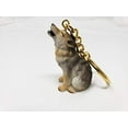 thumbnail image 1 of Conversation Concepts Wolf Keychain Gray, 1 of 3