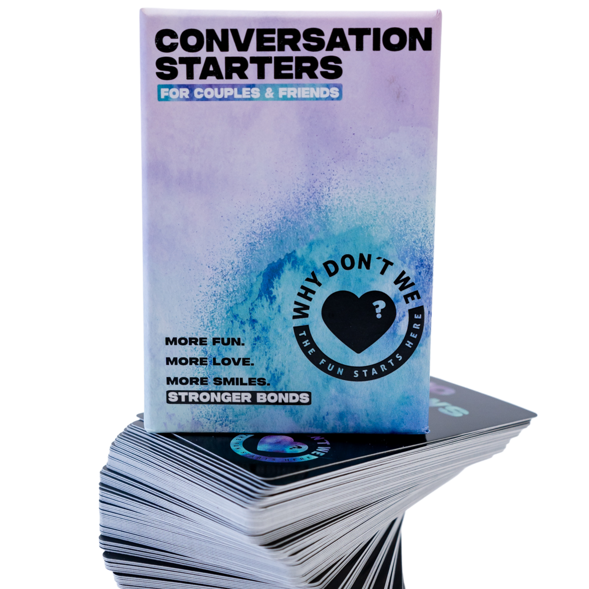 Conversation Starters for Couples and Friend Groups by Why Don't We. 120 Game Cards - image 1 of 8