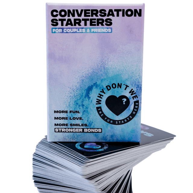 Conversation Starters for Couples and Friend Groups by Why Don't We. 120 Game Cards