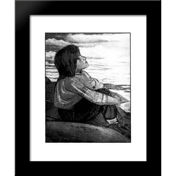 Conversation with God 20x24 Framed Art Print by Nicholas Roerich