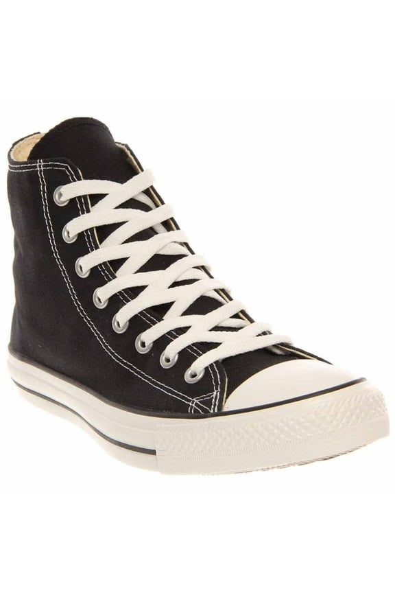 Chuck Taylor All Star High Top Sneakers (10.5 M US Women / 8.5 M US Men, Black)