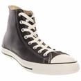 thumbnail image 1 of Converse All Star Black Leather Rubber Cap Lace Up, 1 of 7