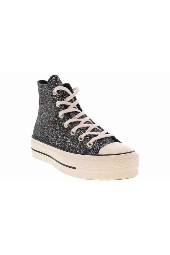 All Star Lift Women's Shinefetti Platform High-Top Sneakers Color: Into The Void Size: 11