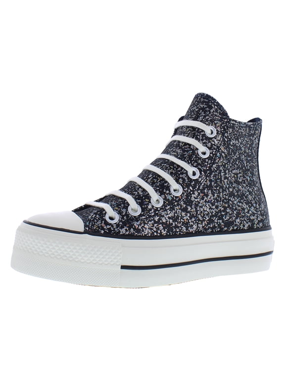Chuck Taylor All Star Lift High Womens Shoes Size 6, Color: Into The Void/Egret/Black