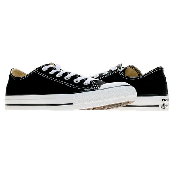 Converse Unisex Adult Chuck Taylor All Star Low Top, Black, 10 Womens/8 Mens