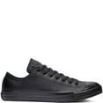 thumbnail image 1 of Converse Chuck Taylor All Star Leather Low Top Black Mono 135253C, 1 of 2