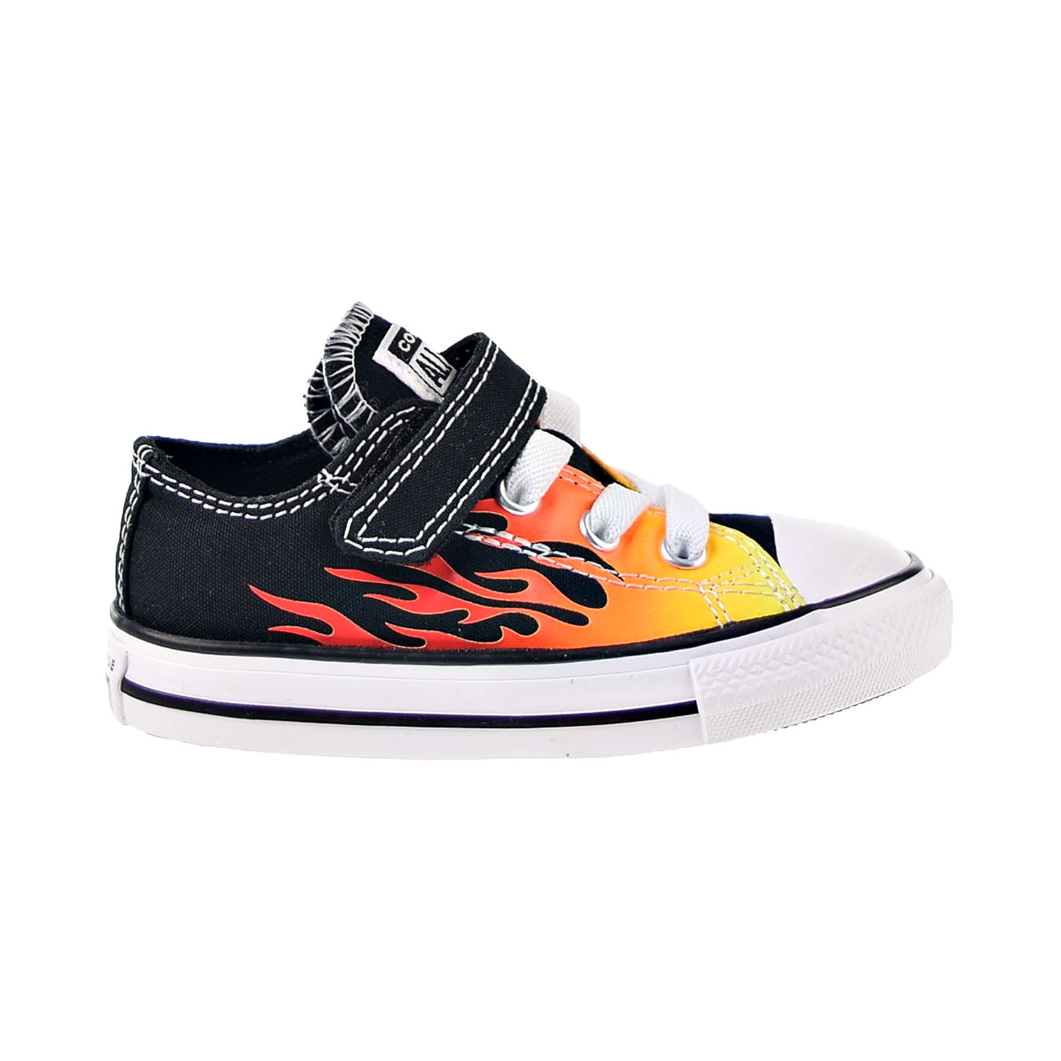 Converse Archive Flame Chuck Unisex Infant shoe size Infant 5 Casual 766199F White Red Yellow Walmart