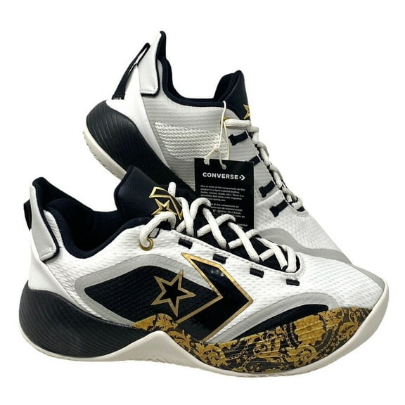 Converse BB Shift Gold White Basketball Sneaker Mesh Suede Mid Top A02517C