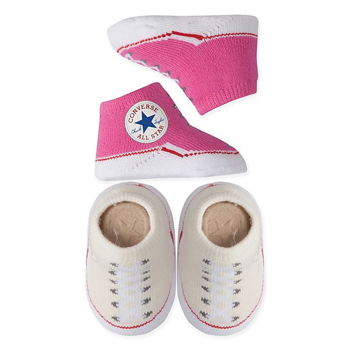 Converse Baby Booties Infant Boys and Girls Months 0-6 Pinklc0001-a8j/Grey - Walmart.com