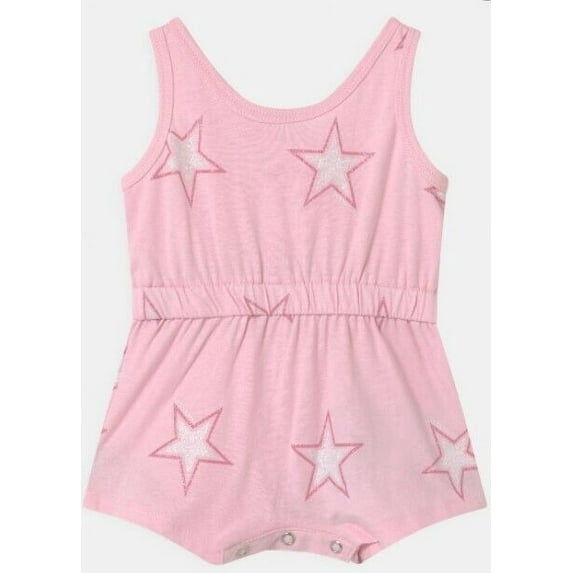 Converse Baby's Star Print Romper 0-3M