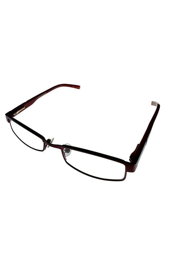 Big Kids Red Ophthalmic Soft Rectangle Metal Frame Nitro 46mm