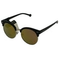 thumbnail image 1 of Converse Black Mens Sunglass Soft Round Plastic, Smoke Mirror Lens H083, 1 of 6