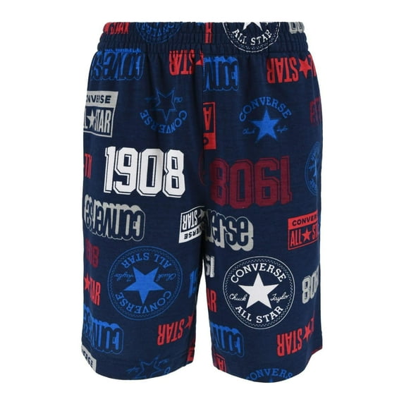 Converse Boys All-Over Print Logo Shorts