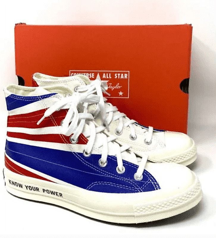 Converse CHUCK 70 High Top Canvas White Blue Red Women s 169912C Walmart