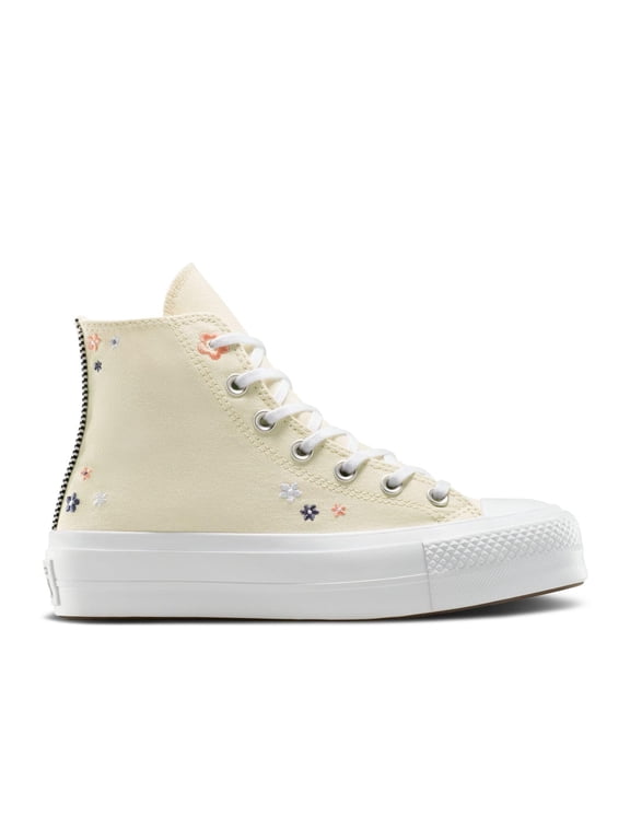 CTAS Lift Platform High Women's Shoes, Light Dune/White/Vintage Peach, Size 7.5