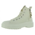 thumbnail image 1 of Converse CTAS Lugged Lift High PS Girls Shoes Size 4.5, Color: Egret/Nutty Granola/Egret, 1 of 5