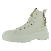 Converse Chuck Taylor All Star Lugged Lift Platform EasyOn High GS Girls Shoes Size 6, Color Egret/Nutty Granola/Egret