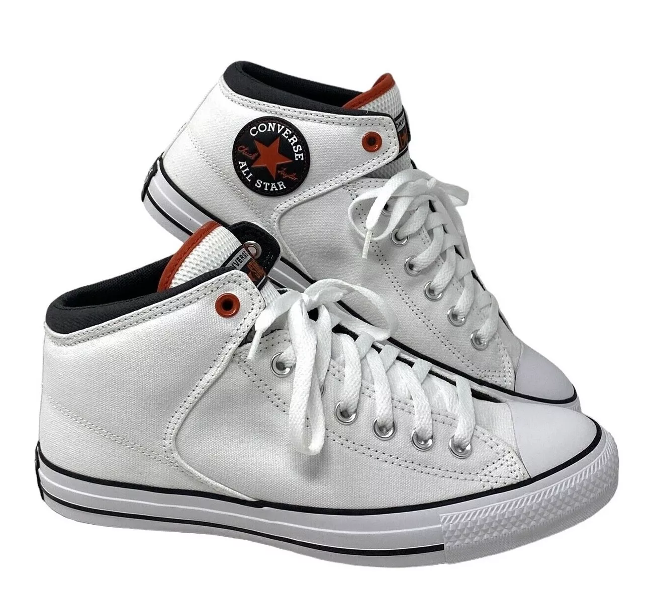 Converse CTAS Street Mid Crafted White Shoes For Canvas Sneakers A00497C