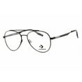 thumbnail image 1 of Converse CV1011 001 Unisex Matte Black Metal Frame Eyeglasses, 1 of 2