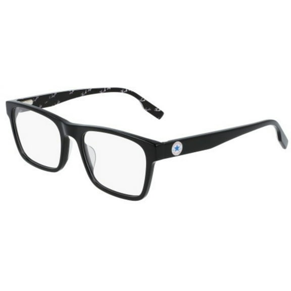 Converse CV5000 001 Men's Black Plastic Rectangular Eyeglasses