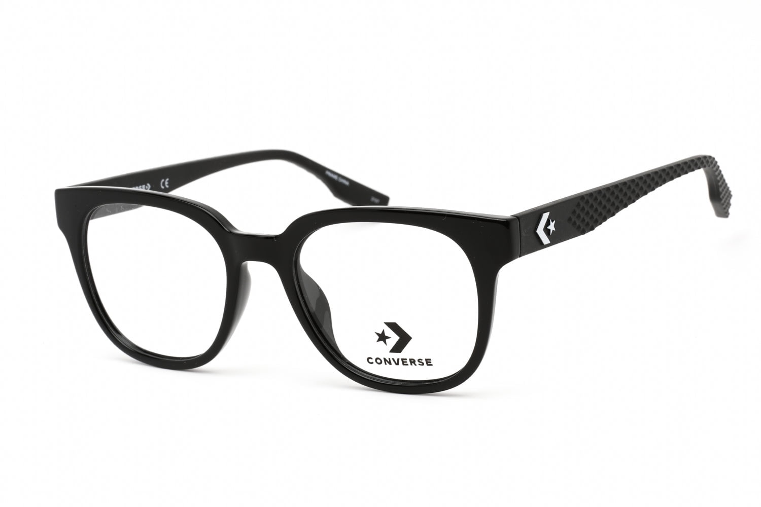 Converse CV5032 001 Women's Black Square Plastic Frame Eyeglasses