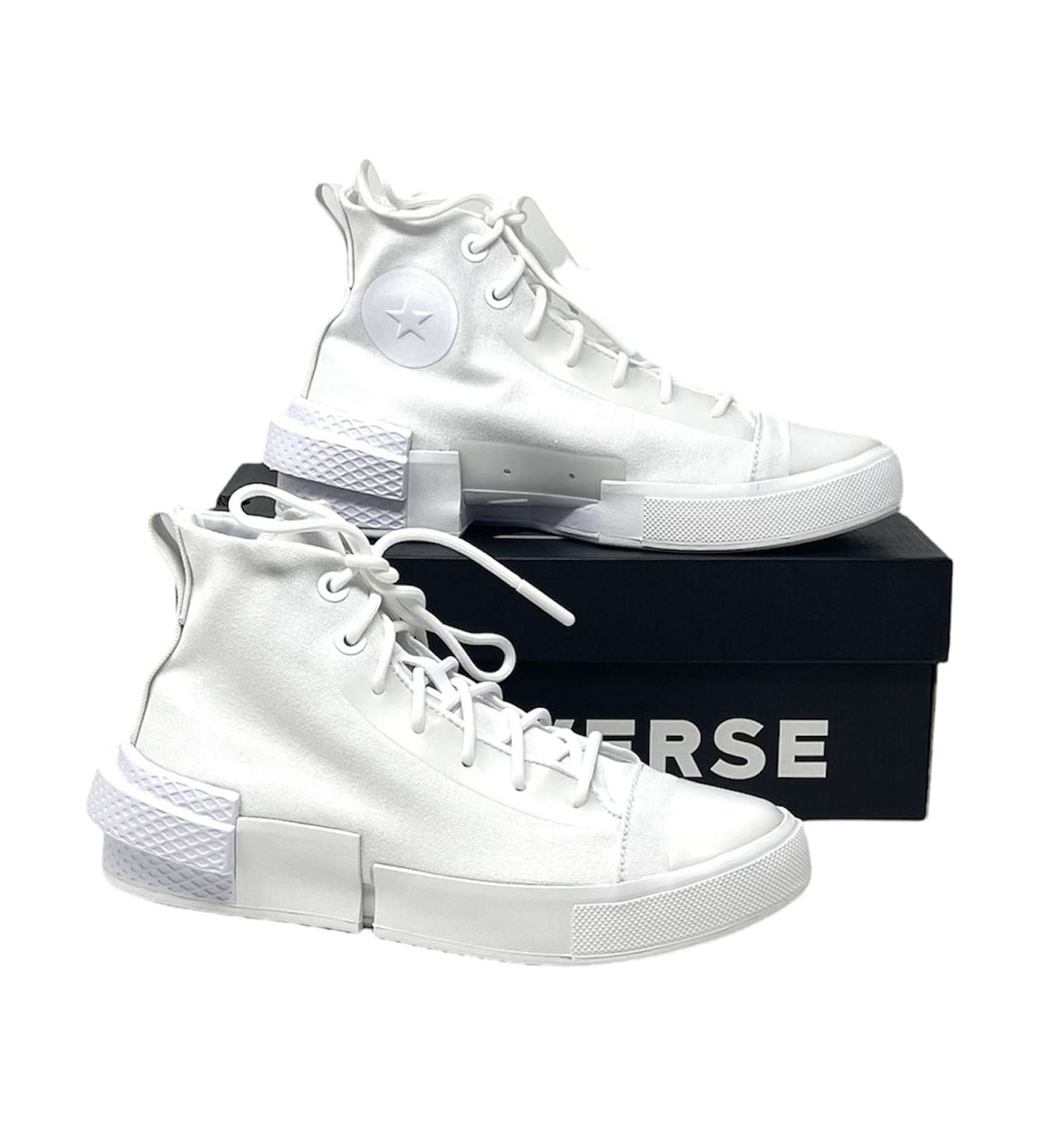 White Canvas High Top Sneakers Women's Size Uganda Ubuy