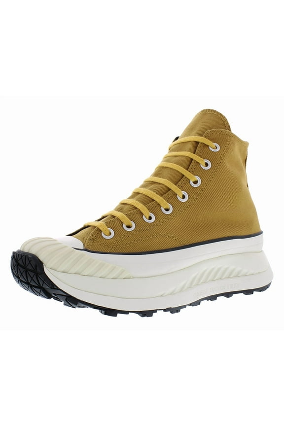 Chuck 70 All Terrain-CX High Platform Unisex Shoes Size 10, Color: Burnt Honey/Thriftshop Yellow