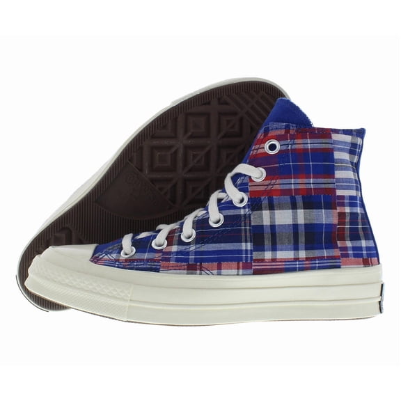 Converse Chuck 70 Hi Unisex Shoes Size 3.5, Color: Rush Blue/University Red