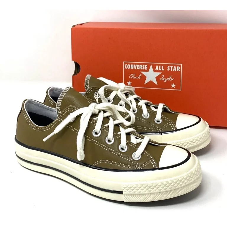 靴 CONVERSE USA Chuck 70 Low Top Converse Chuck 70 Low Top Sneakers Skate Sand Dune Leather
