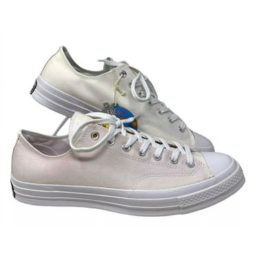 Converse Chuck 70 OX Low Top Shoes White Canvas Skate Sneakers 166599C