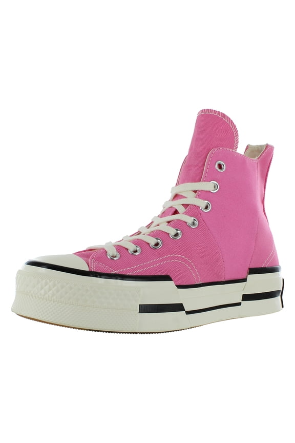 Chuck 70 Plus Hi Unisex Shoes Size 8.5, Color: Oops Pinkj/Egret/Black