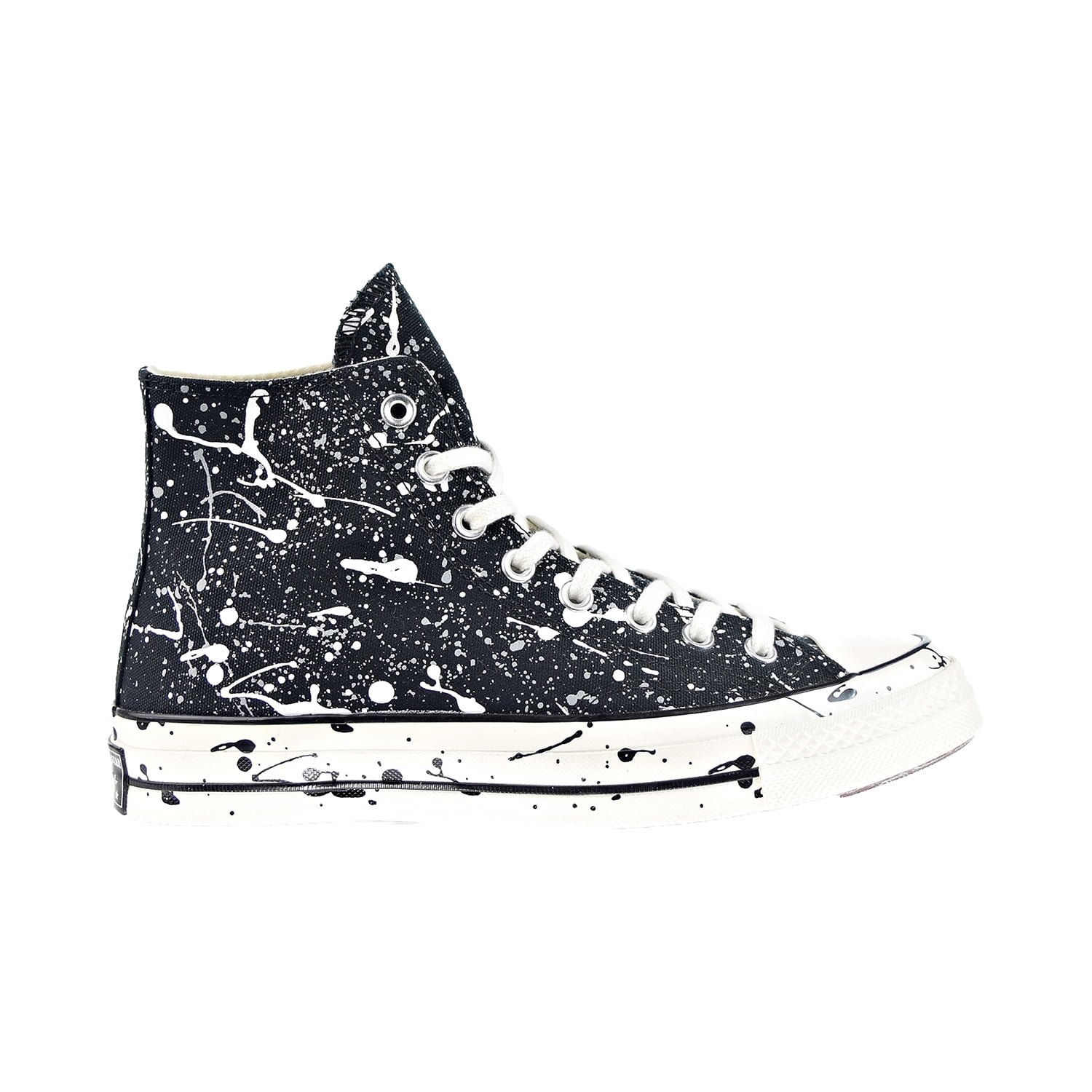 splatter converse high tops