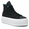 thumbnail image 1 of Converse Chuck Lift 2X Platform Surface Fusion 571675C Women's Black Shoes HS193 (5.5), 1 of 5