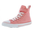 thumbnail image 1 of Converse Chuck Taylor All Star 1V Hi GS Girls Shoes Size 13, Color: Lawn Flamingo/White/White, 1 of 5