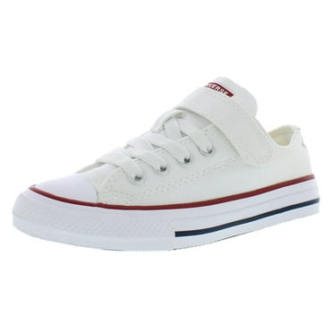 Converse Chuck Taylor All Star 1V OX GS Girls Shoes Size 3, Color: White/White/Natural