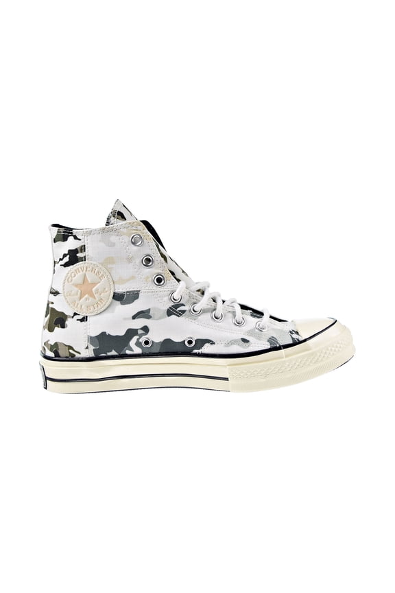 Chuck Taylor All Star 70 Hi "Blocked Camo" Mens Shoes White-Carbon Grey 165913c