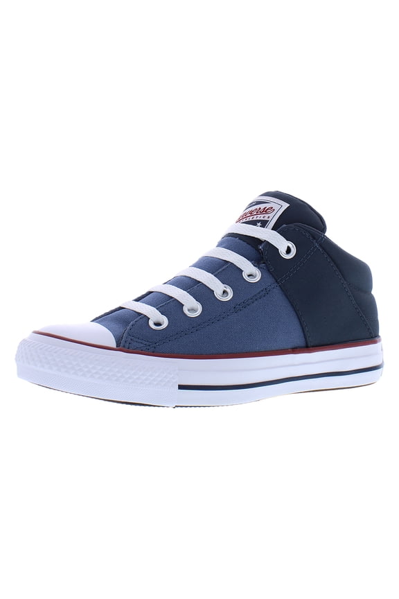 Chuck Taylor All Star Axel Mid GS Boys Shoes Size 7, Color: Midnight Pass/Lakeside Blue