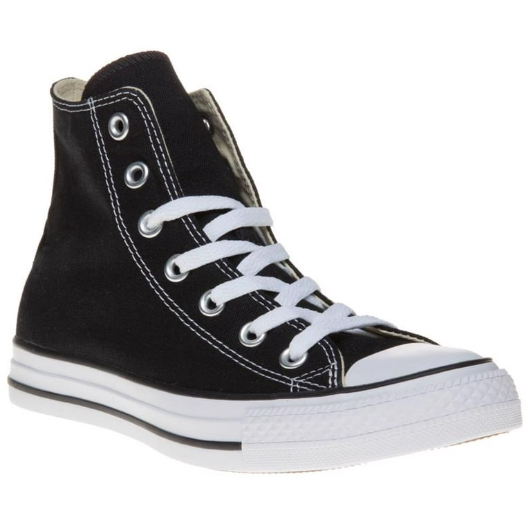 Converse Chuck Taylor Hi Top Unisex Sneakers - Black - 4M/6W - Walmart.com