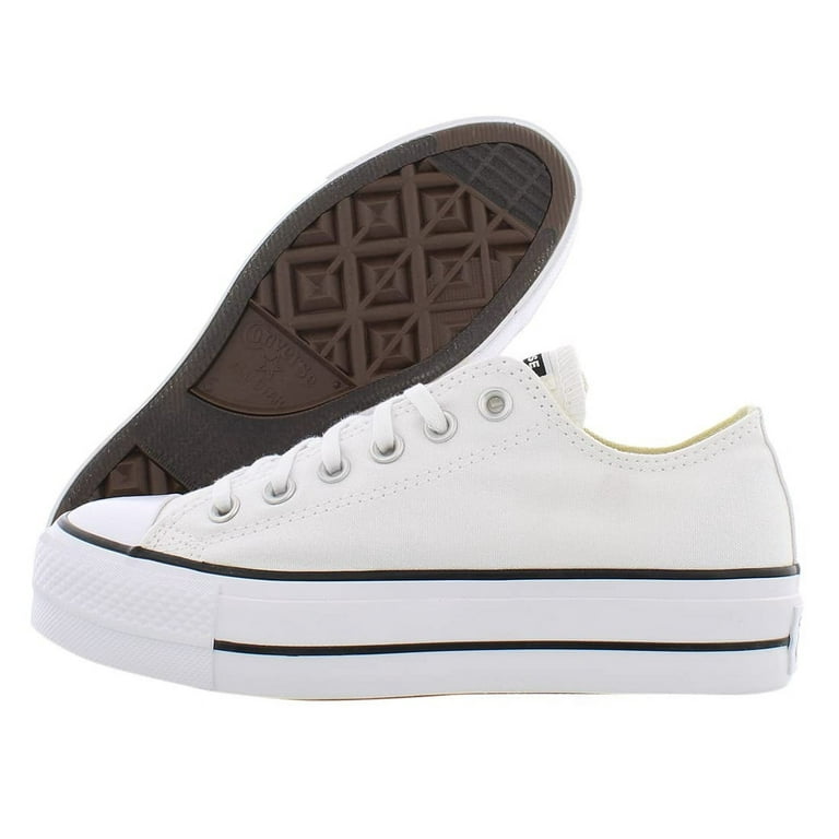 Converse all star white platform ox trainers online