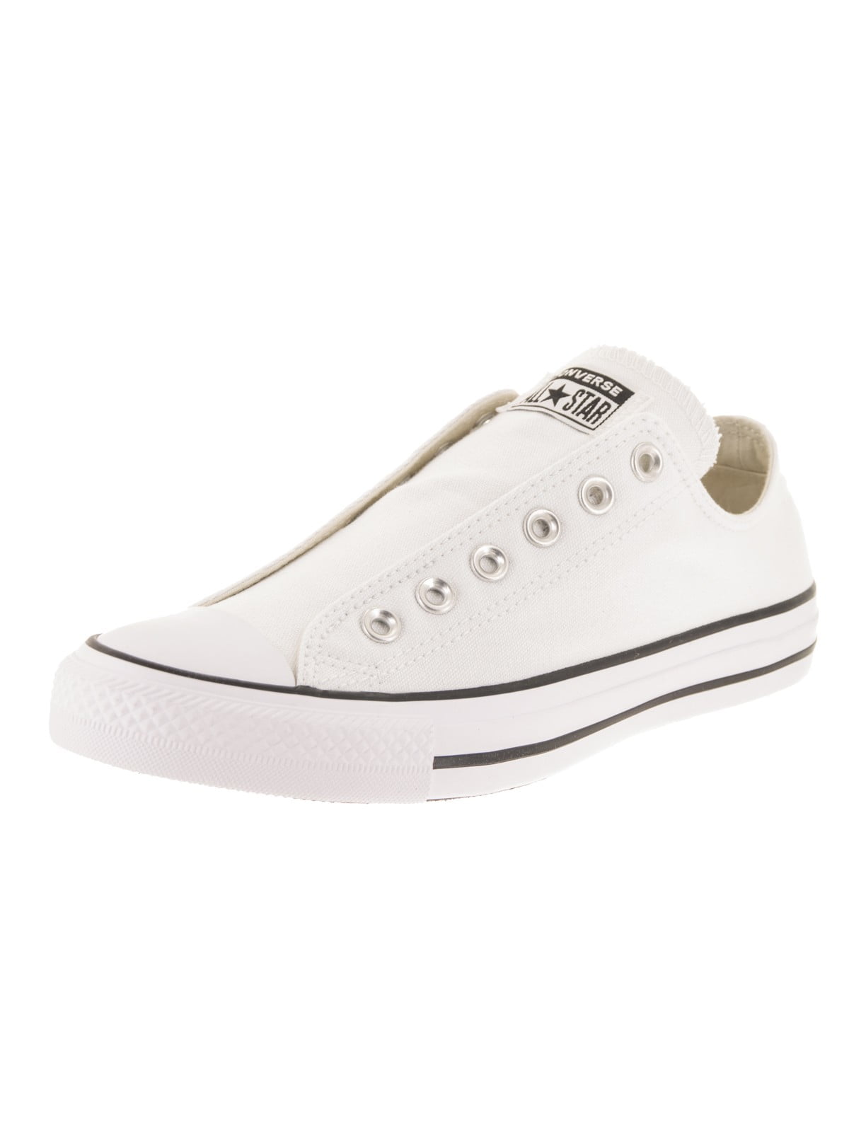 Men's Chuck Taylor All Star Slip Sneaker, White/Black/White, 8 M US