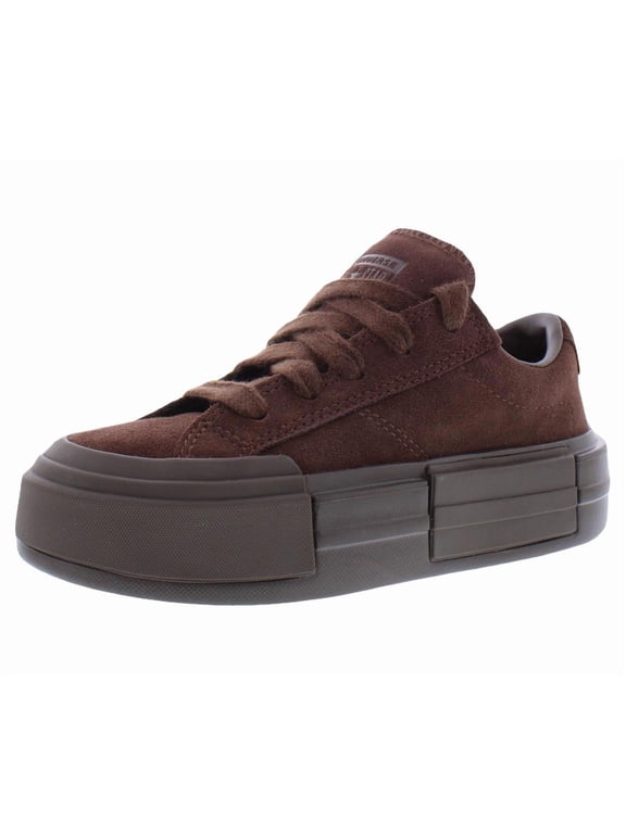 Chuck Taylor All Star Cruise Ox Platform Suede Unisex Shoes Size 7, Color: Totally Fudged/Fresh Brew