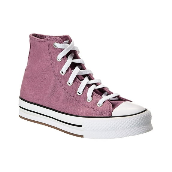 Converse Chuck Taylor All Star Eva Lift Canvas High-Top Sneaker, 5.5, Black
