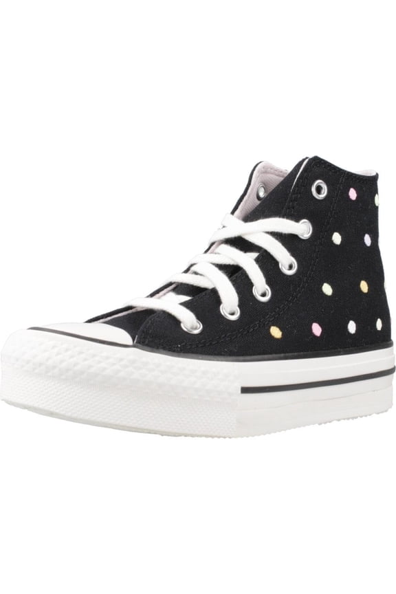 Chuck Taylor All Star Eva Lift (Little Kid) Platform, Black/Vintage White/Egret, 11 US Unisex